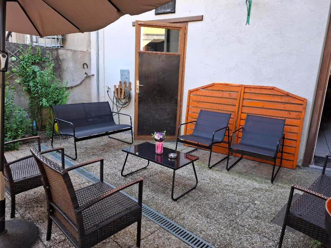 Seconde terrasse du restaurant Les Acacias